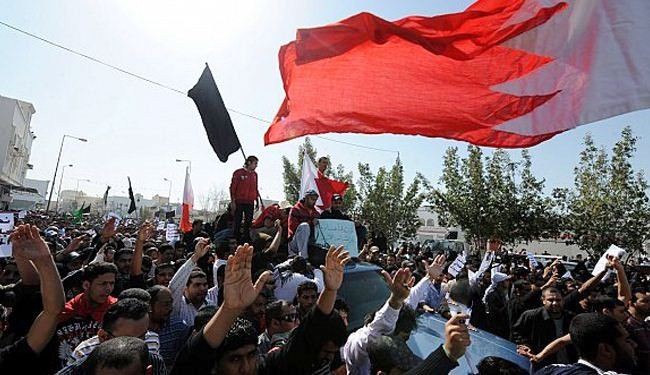 احتجاجات غاضبة اثر اعتداء الامن البحريني على امراة
