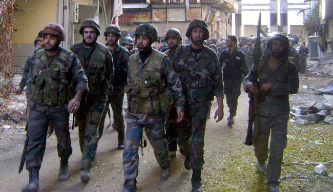 الجيش السوري يقضي على مسلحين بحمص وريف دمشق ودير الزور