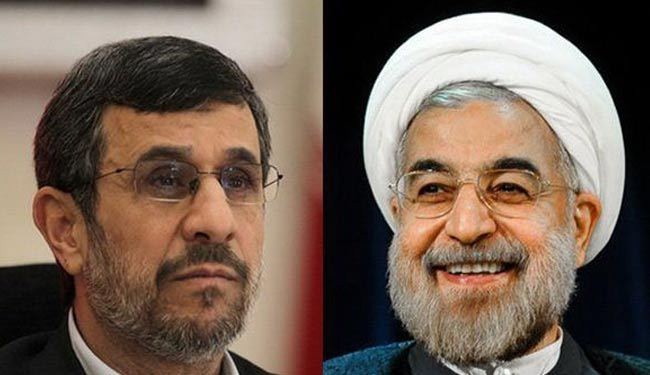 احمدي نجاد يدعو الرئيس روحاني لاجراء مناظرة