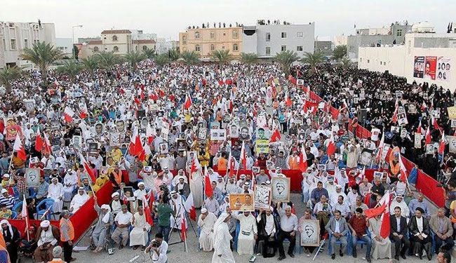 اعتصام ضخم بالبحرين للمطالبة بالديمقراطية والافراج عن المعتقلين