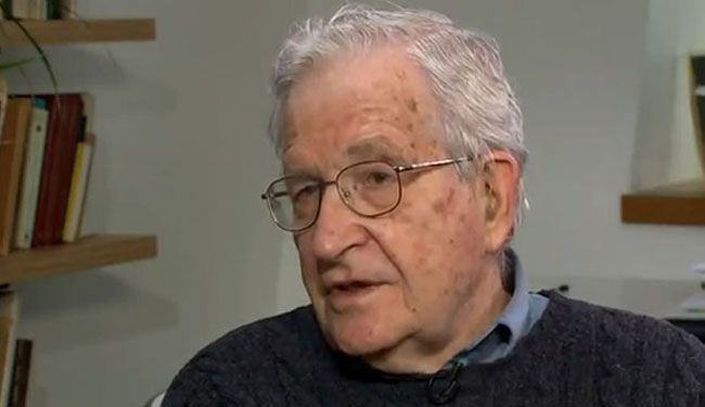 US, Israel willfully use terror in Mid-East: Chomsky