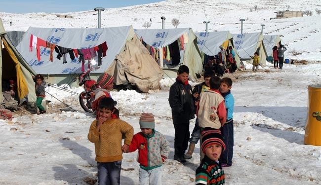 9 کودک سوری بر اثر سرما جان باختند