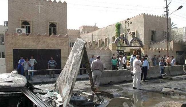 14 قتيلا على الاقل في تفجير استهدف كنيسة ببغداد