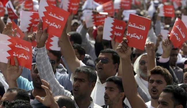تظاهرات مردم بحرین علیه نخست وزیر
