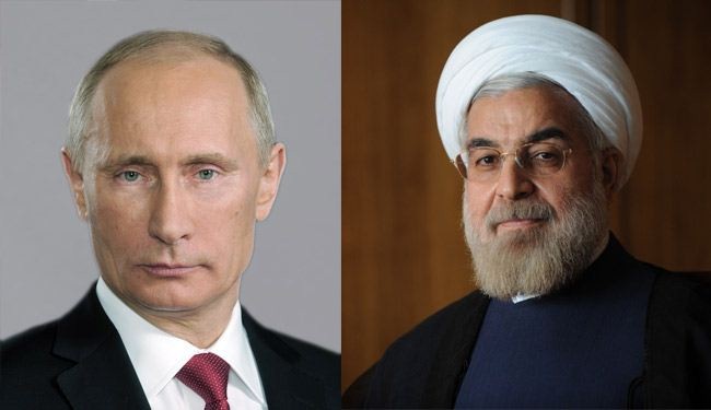 بوتين وروحاني يبحثان الملف النووي الايراني والازمة السورية