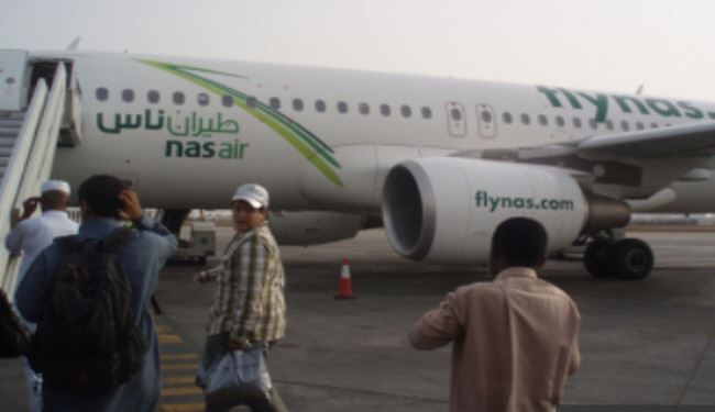 هواپیمای عربستانی در کویت به گِل نشست! + تصاویر