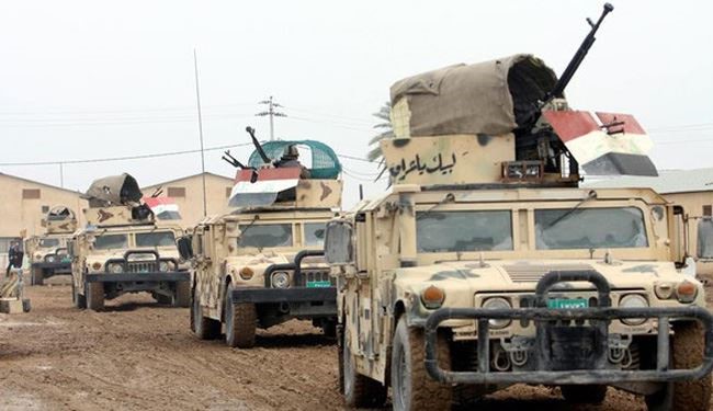 رژه مشترک ارتش و عشایر عراق در رمادی