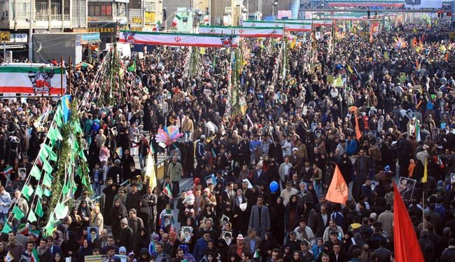 البيان الختامي للمسيرات: الشعب الايراني يؤكد على مواجهة التهديد بالتهديد