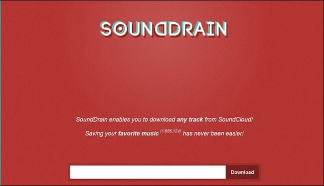 موقع SoundDrain لتحميل المقاطع الصوتية
