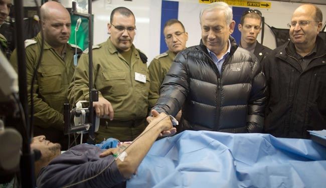 عکس: عیادت نتانیاهو از تروریستهای منتقل شده از سوریه