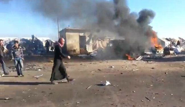 قتلى وجرحى بانفجار في مخيم للاجئين على الحدود السورية التركية