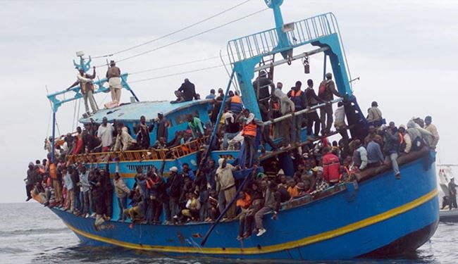 نجات جان صد مهاجر غیرقانونی در آبهای تونس