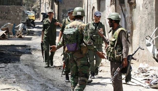 432 نفر از گروه های مسلح تسلیم ارتش سوریه شدند