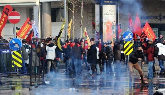 سرکوب تظاهرات علیه اردوغان در استانبول