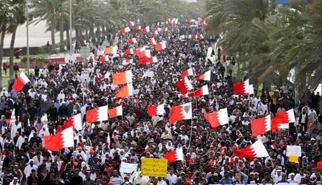 تظاهرات بحرینیها ضد اشغالگران سعودی