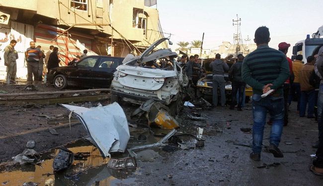 عشرات الضحايا في سلسلة تفجيرات ضربت احياء في بغداد