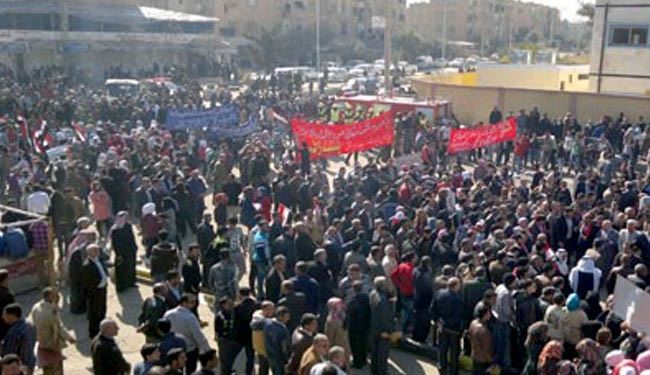 تظاهرات باشکوه سوریها در 