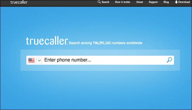 موقع TrueCaller لمعرفة صاحب الرقم المتصل