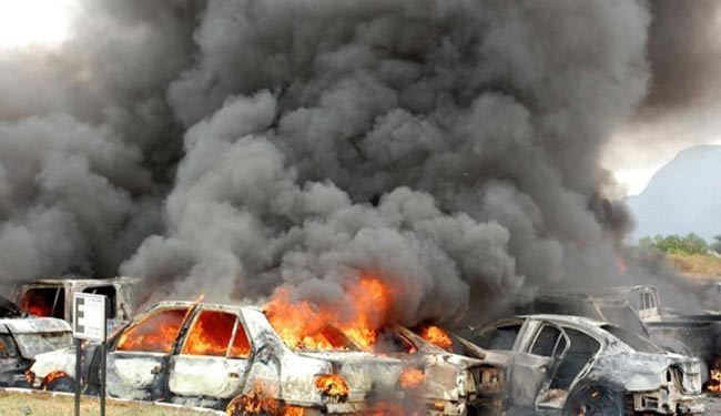 مقتل 13 مسلحا على الاقل في انفجار عربة مفخخة في حمص