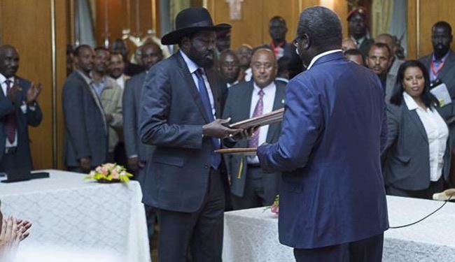 ترحيب الخرطوم  وأوروبا باتفاق السلام في جنوب السودان