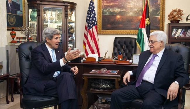 جان کری با محمود عباس در لندن دیدار می کند