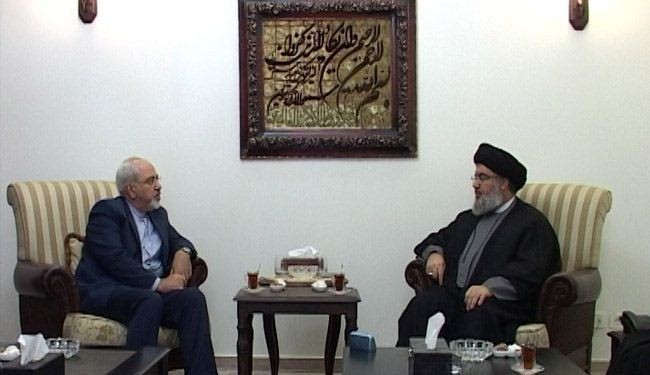 وزير الخارجية الايراني يهنئ السيد نصرالله بعيد المقاومة والتحرير
