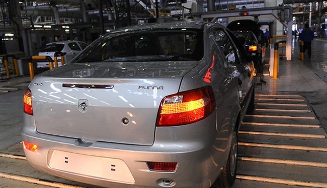 زيادة إنتاج السيارات في إيران بنسبة 101 بالمائة