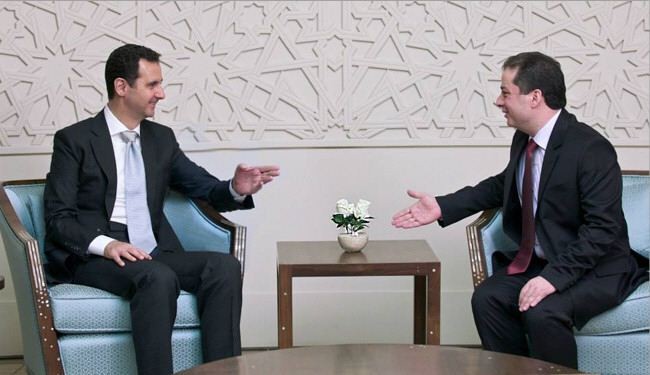 بالصور/الرئيس الأسد يستقبل منافسيه في الانتخابات الرئاسية