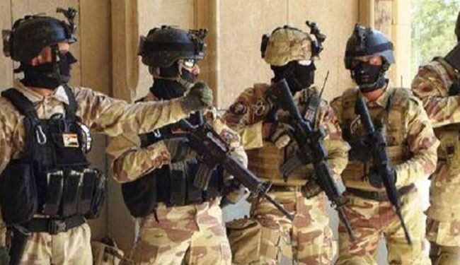 قوات النخبة بالجيش العراقي تطهر مبنى محافظة صلاح الدين من داعش