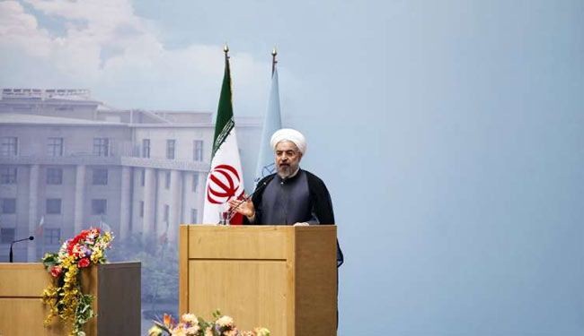الرئيس روحاني يدعو للتصدي للارهاب في العالم الاسلامي