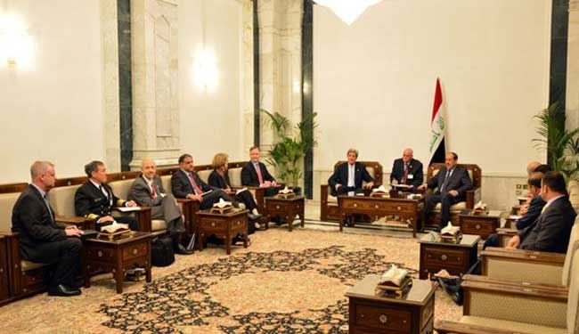 جان کری با نخست وزیر عراق دیدار کرد