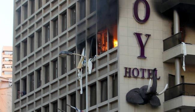 انفجار تروریست سعودی داخل هتلی در بیروت