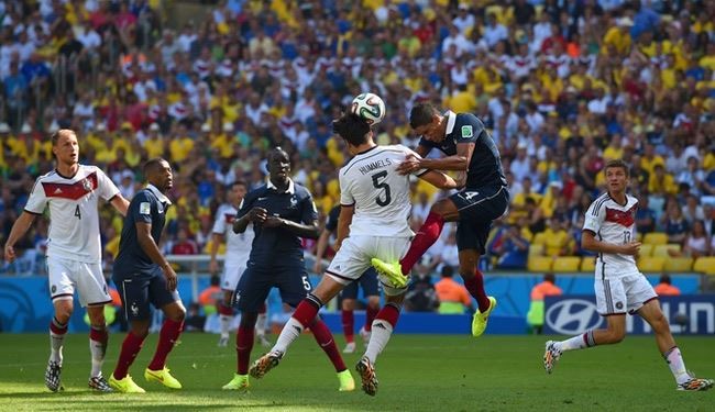 ألمانيا تتجاوز فرنسا وتتأهل الى المربع الذهبي من مونديال البرازيل
