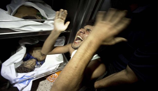 تجمع شعبي بمخیم نهر البارد اللبناني انتصاراً لغزة
