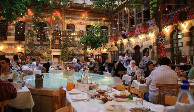 امنیت در دمشق/رونق رستورانها در ماه مبارک رمضان