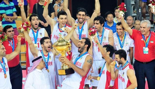 بسکتبال ایران بر بام آسیا + تصاویر