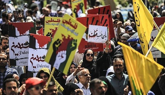 بالصور.. مسيرات مليونية في ايران نصرة للشعب الفلسطيني