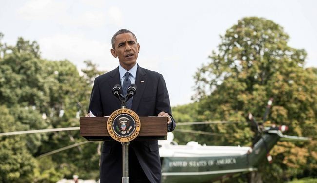 اوباما بدأ يتوعد داعش بعد ذبح الاخير لصحفي امريكي