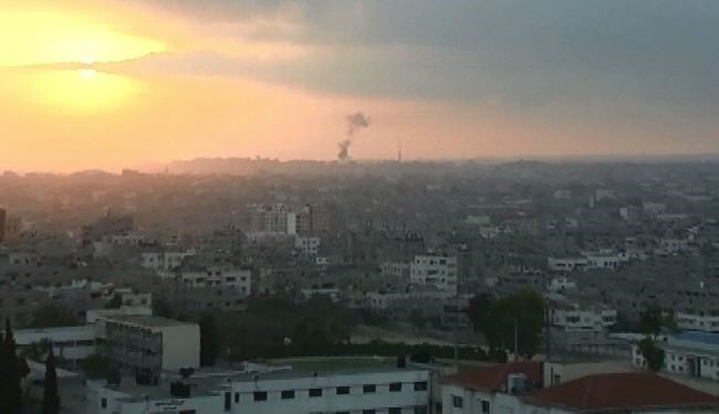 تخریب برج مسکونی 12 طبقه در غزه