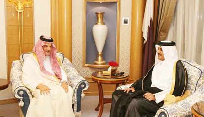 وزيرا الخارجية والداخلية السعودية ورئيس استخباراتها في قطر
