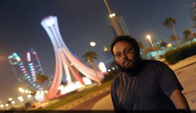عکس؛ خبرنگار مقتول در میدان تخریب‌شدۀ بحرین