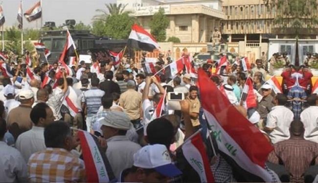 هجوم خانواده های قربانیان اسپایکر به پارلمان عراق