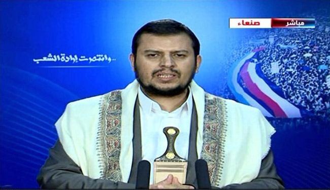 سخنان رهبر انصارالله در مراسم پیروزی انقلاب یمن