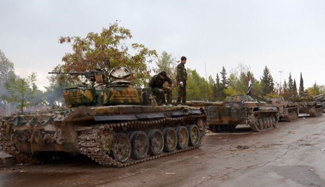 نزدیک شدن ارتش سوریه به تروریستها در دوما