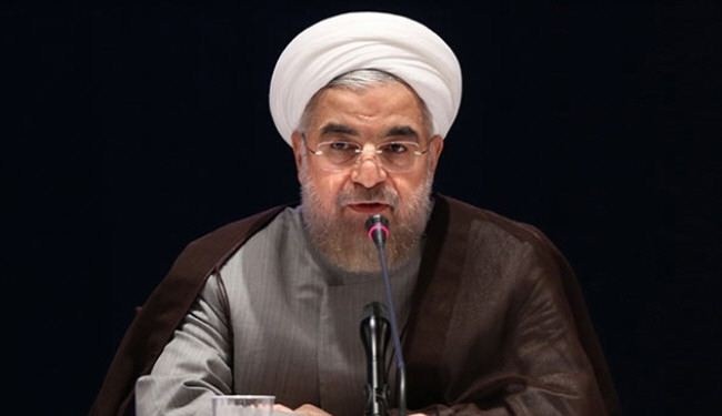 روحاني : یجب الا تتواجد اي قوات اجنبیة في بحر خزر