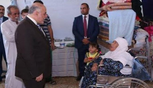 نخست وزیر عراق به آوارگان تعهد داد