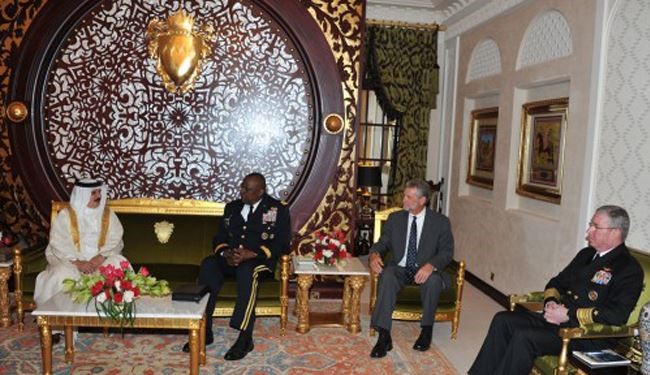 دیدار ژنرال آمریکایی با پادشاه بحرین