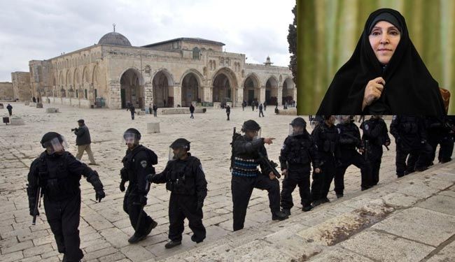 ايران تدين بشدة الانتهاکات الاسرائيلية لحرمة المسجد الاقصى
