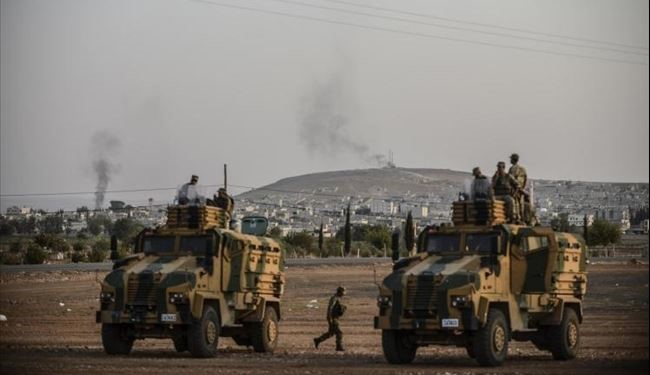 تشدید حملات داعش به عین العرب همزمان با ورود  پیشمرگه