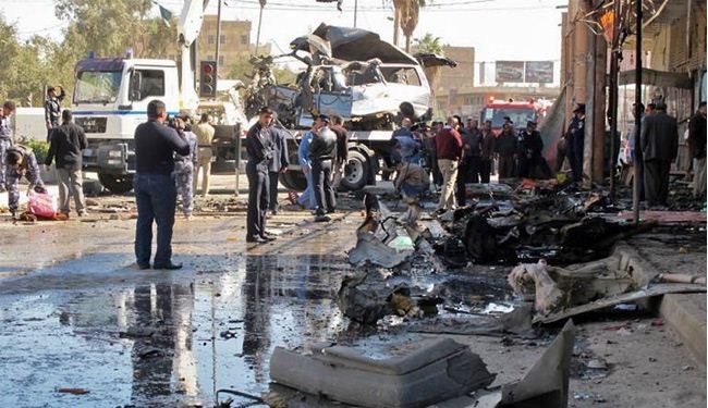 10 شهداء بتفجير استهدف خيمة لموكب حسيني في بغداد